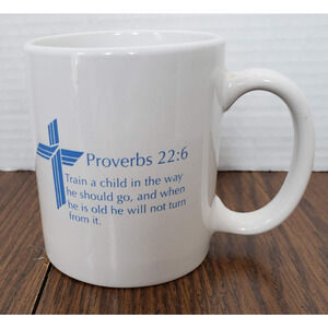 Immanuel Lutheran Church Proverbs 22:6 Scripture Train a Child Coffee Mug Cup